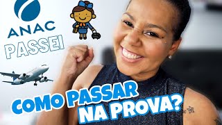 COMO PASSAR NA PROVA DA ANAC PARA COMISSÁRIO [upl. by Crellen907]