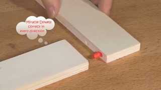 Correction Dowels  Miracle Dowels correct wrong wood doweling jig results  wwwneutechnikcom [upl. by Enelrahs]