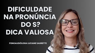 MELHORE A PRONÚNCIA DO S [upl. by Nwahsd]