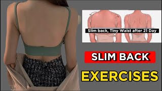 Exercise for Back Fat  Regain Back Shape  Beautiful Back amp Slim Waist  Home Fitness Challenge [upl. by Einahpets928]