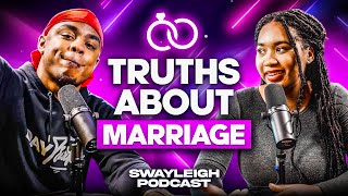 Swaggy C and Bayleigh Spill The Tea on Marriage 101  Swayleigh Podcast [upl. by Ahsenwahs606]