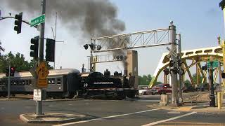 Granite Rock 10 Arriving Back To Old Sacramento Capitol Mall Crossing Sacramento CA [upl. by Barlow479]