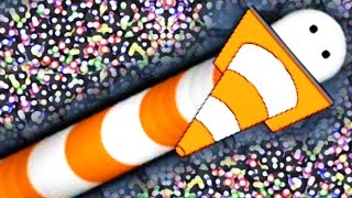 32K Crazy NEW Cone Head Modded Skin  Death Hacks  Slitherio Hack  Mod Skins Update [upl. by Itsirhc]