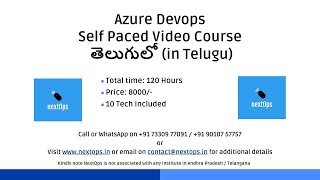 Recorded Videos  Azure DevOps ADVANCED LEVEL in Telugu  Available NOW for purchase [upl. by Asilanom788]