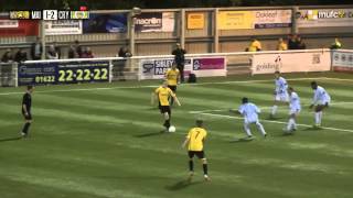 Maidstone United Vs Cray Wanderers 71014 [upl. by Yovonnda]