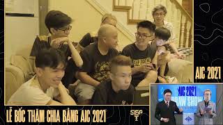 SAIGON PHANTOM Reaction LỄ BỐC THĂM VÒNG BẢNG AIC 2021 [upl. by Elnora534]