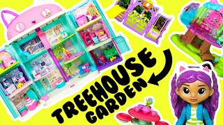 Gabbys Dollhouse Kitty Fairys Garden and Tree House New Rooms [upl. by Yerffoej841]