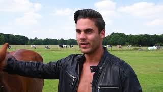 Making of de Horse and Hunk kalender 2018 Rico Mallee [upl. by Ahsotal]