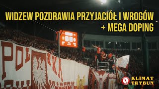 Widzewskie pozdro dla przyjaciół i wrogów  MEGA doping  Widzew  Zagłębie Lubin 20 [upl. by Marzi]