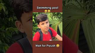 Swimming pool 😂souravjoshivlogs7028 shorts youtubeshorts [upl. by Eniaral]