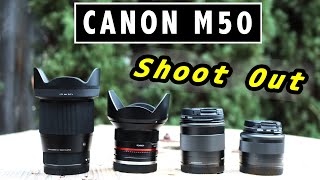 Best Vlogging Lens for the Canon M50 [upl. by Hanleigh]