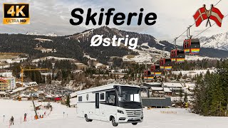 Skiferie i Autocamper Østrig Saalbach 2024 I 4K [upl. by Waller]