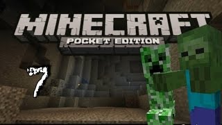 Minecraft PE 081  Ep7 quotExploring CavesLava Deathquot [upl. by Allred15]