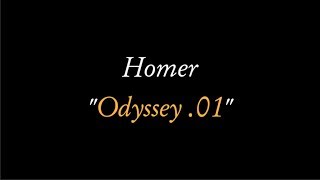 Homer Odyssey rhapsody 01 audiobook spoken in reconstructed Ancient Greek [upl. by Halludba]