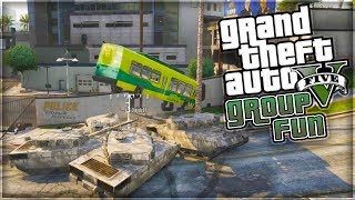 GTA 5 Online Big planes  Tank trolling With Zerkaa KSI Vikkstar123 TBJZL and Behzinga [upl. by Laise]