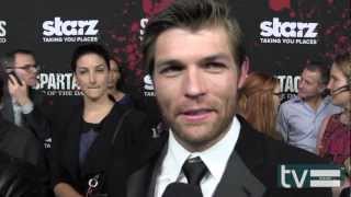 Liam McIntyre quotSpartacusquot on Spartacus Season 3 Starz [upl. by Adalheid]