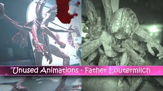 Outlast 2  UnusedUnseen Animations For Father Loutermilch [upl. by Ahsilahs]