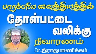 Tholpattai Vali பாரம்பரிய வைத்தியர் Drராஜமாணிக்கம் தோள்பட்டை வலிக்கு நேரடி மருத்துவம் [upl. by Hermosa]