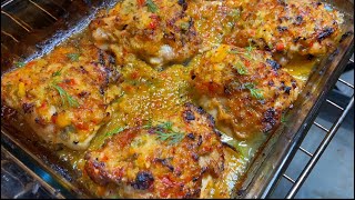 Recipe for baked chicken breast with pineapple [upl. by Kwasi]