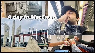 Vlog 02  A Day in MacEwan University 2024  ETS story [upl. by Vernita]