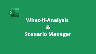 What if analysis Scenario Manager Excel 2016 in Pashto [upl. by Nekal]