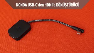 En İddialı HDMI Çevirici Nonda TypeCden HDMIa dönüştürücü [upl. by Iur830]