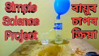 Simple Science Project in Assamese ll School Science Project in Assamese ll [upl. by Wagoner]