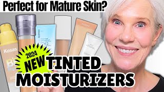 10 TINTED MOISTURIZERS REVIEWED for Mature Skin with TamarasTimelessBeauty [upl. by Jezabelle]