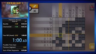 World Record Pokémon Picross Area05 any speedrun in 100631 [upl. by Prescott113]