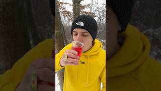 ✅ The guy shows SURVIVAL skills in a snowy FOREST 🔥 camping survival bushcraft outdoors [upl. by Leuneb]