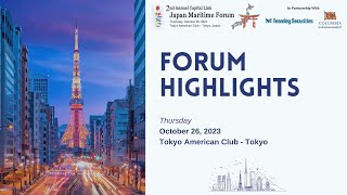 2023 2nd Annual Capital Link Japan Maritime Forum  Highlights [upl. by Llenaej114]