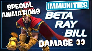 Beta Ray Bill Special Animations and Immunities First Look WOW Marvel Contest of Champions [upl. by Vivia]