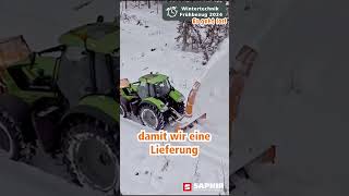 🚜❄️ Start in den WintertechnikFrühkauf 20242025 ☃️ samasz saphir winterdienst schneeschilder [upl. by Cherise]