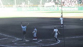 京都国際 沢田遥斗くん2アウトからエラーで出塁する＜第106回 夏の甲子園 札幌日大 対 京都国際 2024年8月8日＞ [upl. by Gula445]