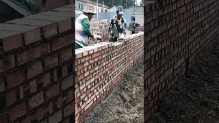 Masonry wall construction process goodtools short [upl. by Atilrac]