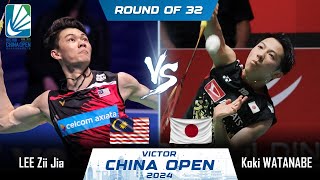 ⚪LIVE SCORE  LEE Zii Jia MAS vs Koki WATANABE JPN  China Open 2024 Badminton [upl. by Lydell]