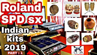 Roland SPD SX  Sampling Pad  Indian kits  2020  Yamaha amp Roland Octapad Training [upl. by Bernadina]