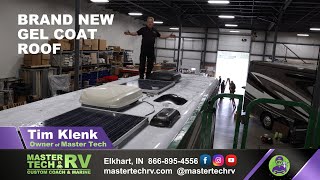 Fiberglass Roof Removal and Replacement from the inside out [upl. by Ogren]