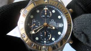 Omega Seamaster Chronograph Titanium Gold Watch 22978000 Function Testing [upl. by Horwath]