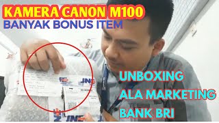 Unboxing Canon M100  Kamera Vlog Pemula Youtuber ❗✅ Deny Dennta [upl. by Ynej637]