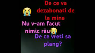 De ce vrei sa ma faceti sa plang😭 [upl. by Earl]