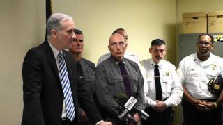 Press conference in Monticello NY on 3112016 to announce arrests in Sullivan County drug ring [upl. by Matthews806]