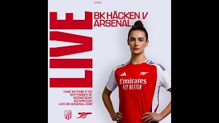 Arsenal Women vs Hacken BK UEFA Womens Champions League qualifier [upl. by Malliw947]