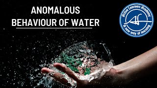 Anomalous behavior of water [upl. by Ennovahc]