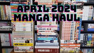 April 2024 Giant Manga Haul [upl. by Pucida]