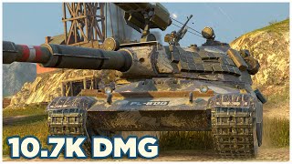 60TP Lewandowskiego • 107K DAMAGE • WoT Blitz [upl. by Aehtla]