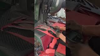 Chappal cutting machine chappalbananekimachine youtubeshorts treanding chappalfactory sleepar [upl. by Adiene]