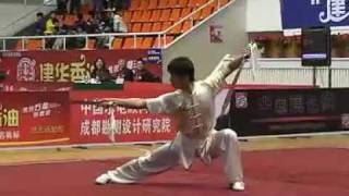 Shuang Dao  China Traditional Wushu Nationals 2011 [upl. by Begga]