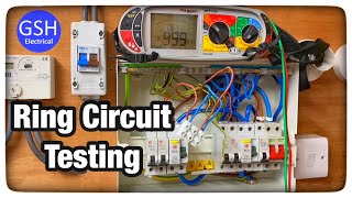 How to Test a Ring Final Circuit  Ring Main or Socket Circuit  Ring Continuity amp Polarity Tests [upl. by La45]