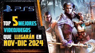 🌟​🤩​TOP 5 MEJORES VIDEOJUEGOS que LLEGARÁN NoviembreDiciembre 2024🤩​🌟​ [upl. by Netsryk]